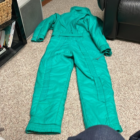 Vintage 80s/90s one piece ski suit with belt - Picture 12 of 13